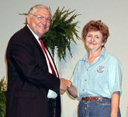 Alice McDuffie, Crop and Soil Sciences, received the 2003 Extension Secretarial/Clerical Support award.