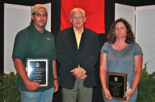 Trevor Perla (16 years) and Penny Tapp (25 years), USDA-ARS Crop Genetics and Breeding Research, received the 2012 Award of Excellence in Technical Support.
