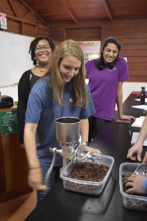 students-grind-beans-costa-rica